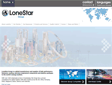 Tablet Screenshot of lonestargroup.com